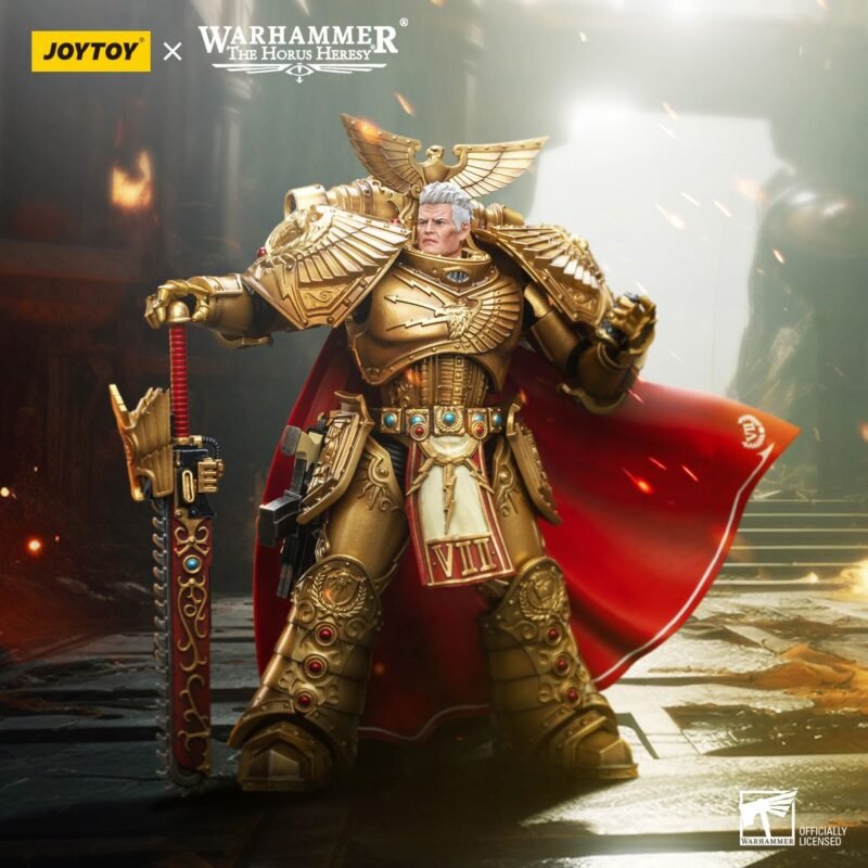 High-Quality Action Figure: This is a finely crafted action figure. Made of high-quality ABS material, it ensures durability and stability, allowing you to enjoy the fun of collection and display for a long time. The 1/18 scale makes it a perfect size for both detailed appreciation and convenient storage. Iconic Character Representation: Rogal Dorn, the Primarch of the Vllth Legion, is a significant character in the Warhammer The Horus Heresy universe. This action figure accurately depicts his unique appearance and characteristics, from his imposing stance to his detailed armor and accessories. It brings the iconic character to life in a three-dimensional form. Great Attention to Detail: The designers have paid great attention to detail in creating this action figure. The intricate patterns on the armor, the texture of the weapons, and the facial expressions are all meticulously crafted. Every detail reflects the high level of craftsmanship, making it a true work of art for action figure enthusiasts. Enhanced Playability: Not only is it a collectible item, but it also offers enhanced playability. The action figure features multiple points of articulation, allowing you to pose Rogal Dorn in various dynamic postures, whether he is in a battle stance or a commanding pose. This adds to the fun and interactivity of the figure. Based on a Rich Franchise: Warhammer The Horus Heresy is a rich and expansive franchise with a large fan base. This action figure is based on this popular franchise, which gives it a strong background and story context. Whether you are a fan of the franchise or a collector of action figures, this Rogal Dorn figure is a great addition to your collection, allowing you to immerse yourself in the exciting world of Warhammer The Horus Heresy.