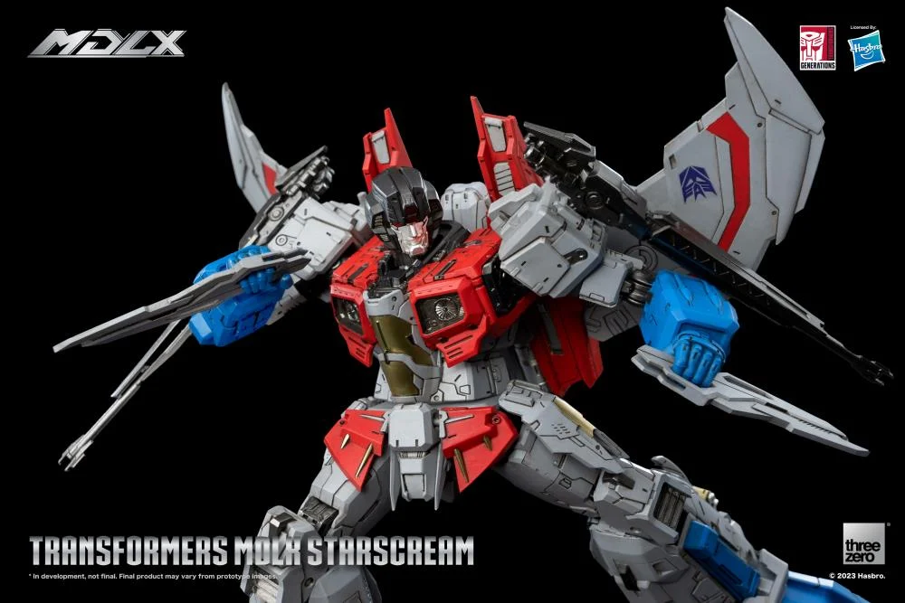 Action Figures Threezero Transformers MDLX Starscream