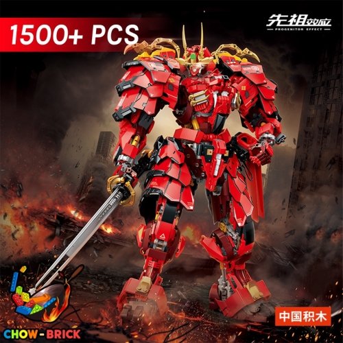 Action Figures Top Toy MoShow TC2406 Takeda Shingen Building Blocks