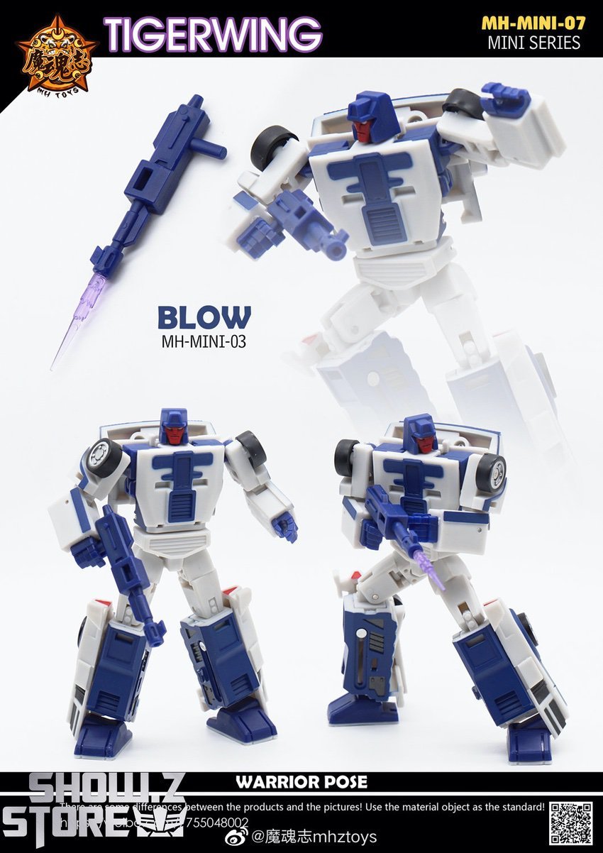 Transformers toys  MHZ Toys MINI-07 Tigerwing Menasor Combiner Set of 5 Oversized Version