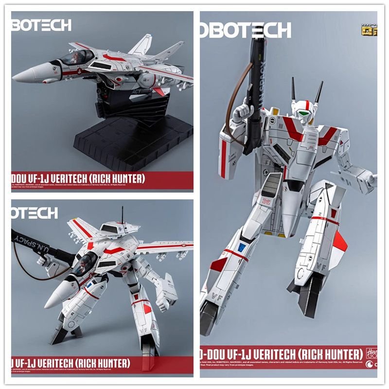 Action Figures Threezero Robotech RoBo-Dou VF-1J Veritech Rick Hunter