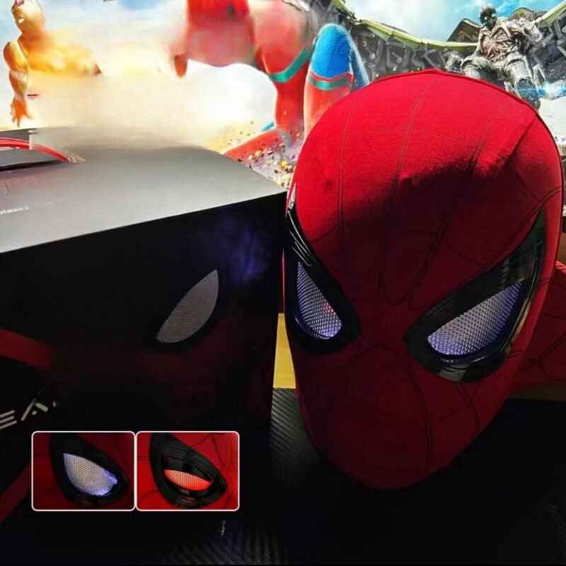 Roleplay Spider-Man’s Mask Movable Mechanical Eyes