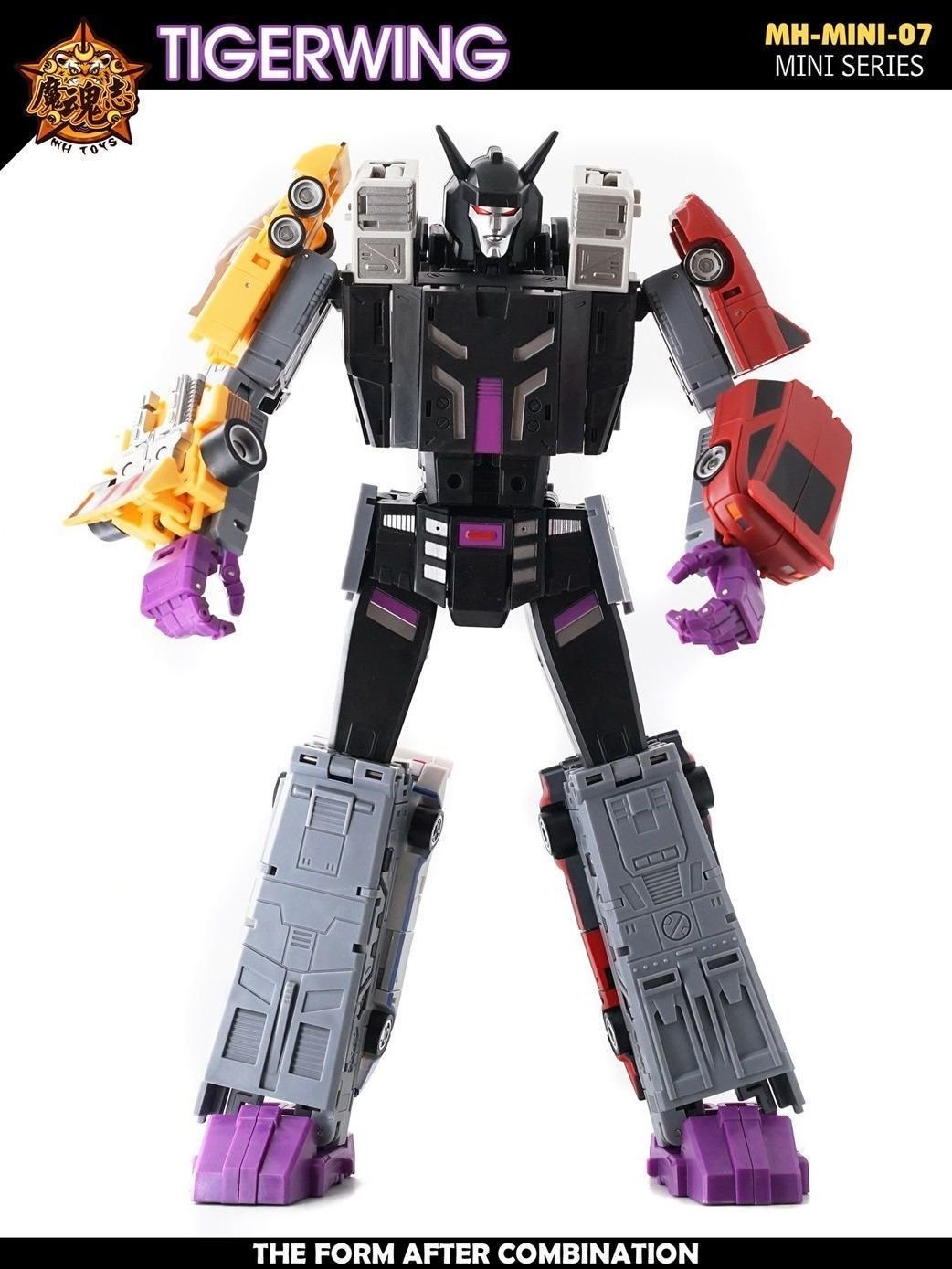 Transformers toys  MHZ Toys MINI-07 Tigerwing Menasor Combiner Set of 5 Oversized Version