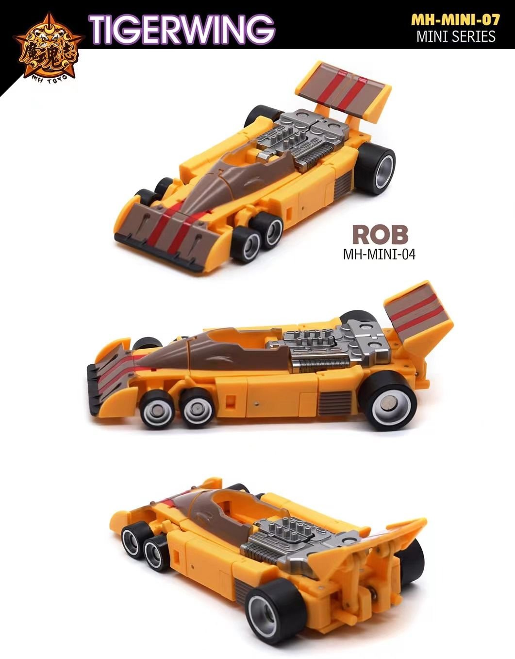 Transformers toys  MHZ Toys MINI-07 Tigerwing Menasor Combiner Set of 5 Oversized Version