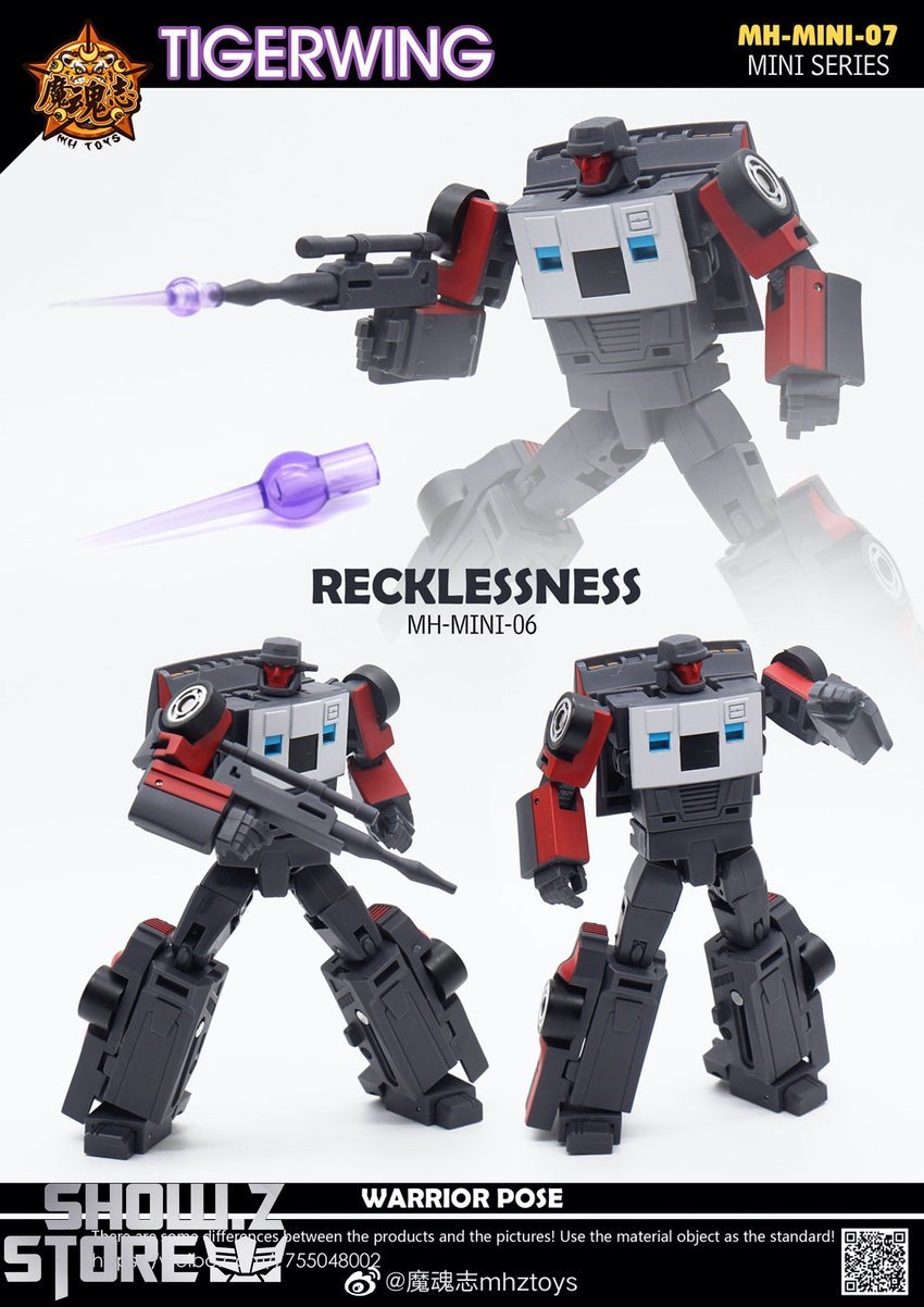 Transformers toys  MHZ Toys MINI-07 Tigerwing Menasor Combiner Set of 5 Oversized Version