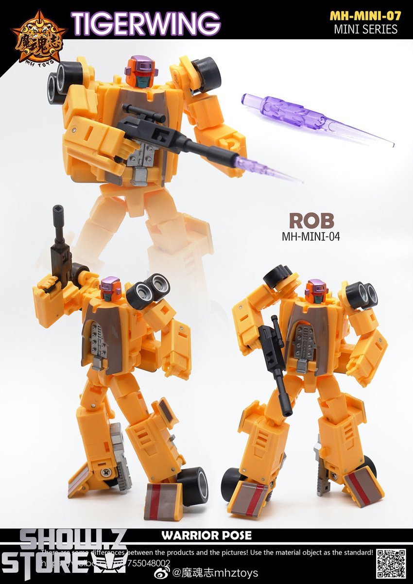 Transformers toys  MHZ Toys MINI-07 Tigerwing Menasor Combiner Set of 5 Oversized Version