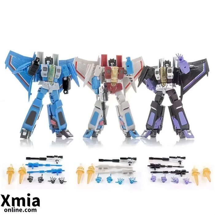 Transformers toys Jinbao DF-06 Air Craft: Battlers Starscream, Skywarp & Thundercracker Set of 3