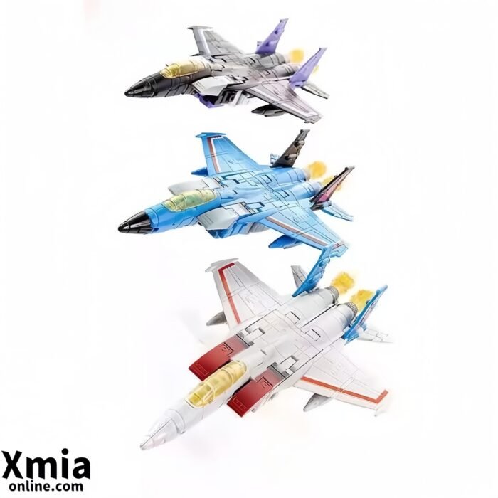 Transformers toys Jinbao DF-06 Air Craft: Battlers Starscream, Skywarp & Thundercracker Set of 3 - Image 2