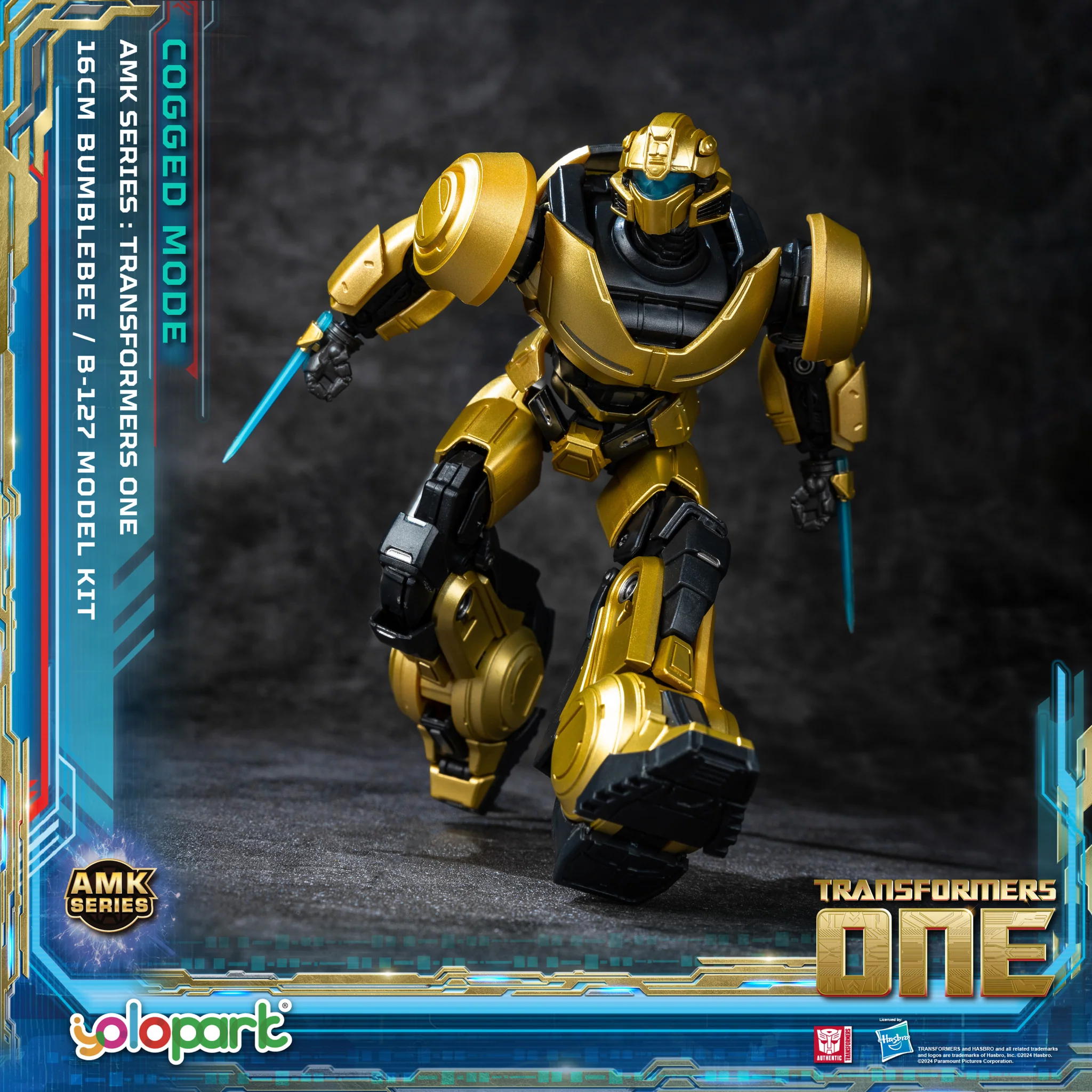 Action Figures Yolopark Transformers one AMK Series (Cogged Mode) B-127 Model Kit