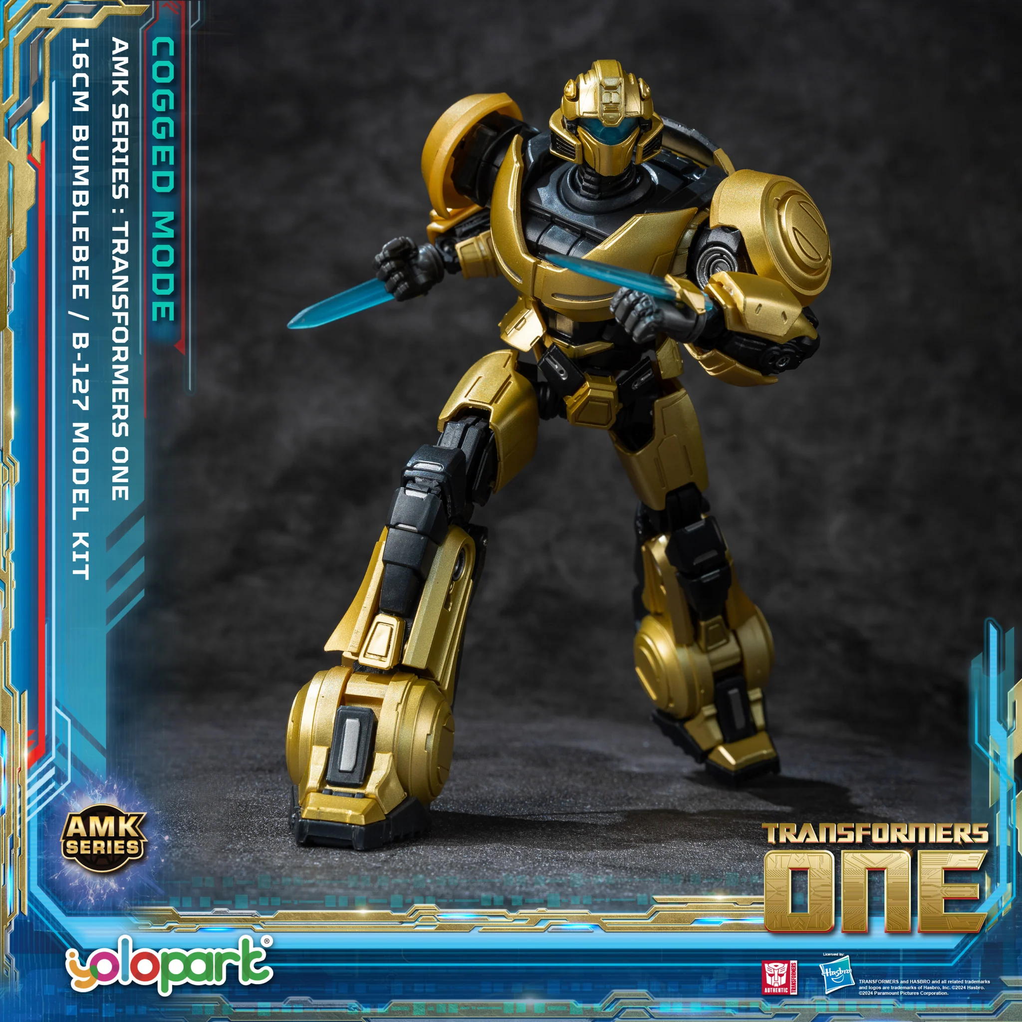 Action Figures Yolopark Transformers one AMK Series (Cogged Mode) B-127 Model Kit