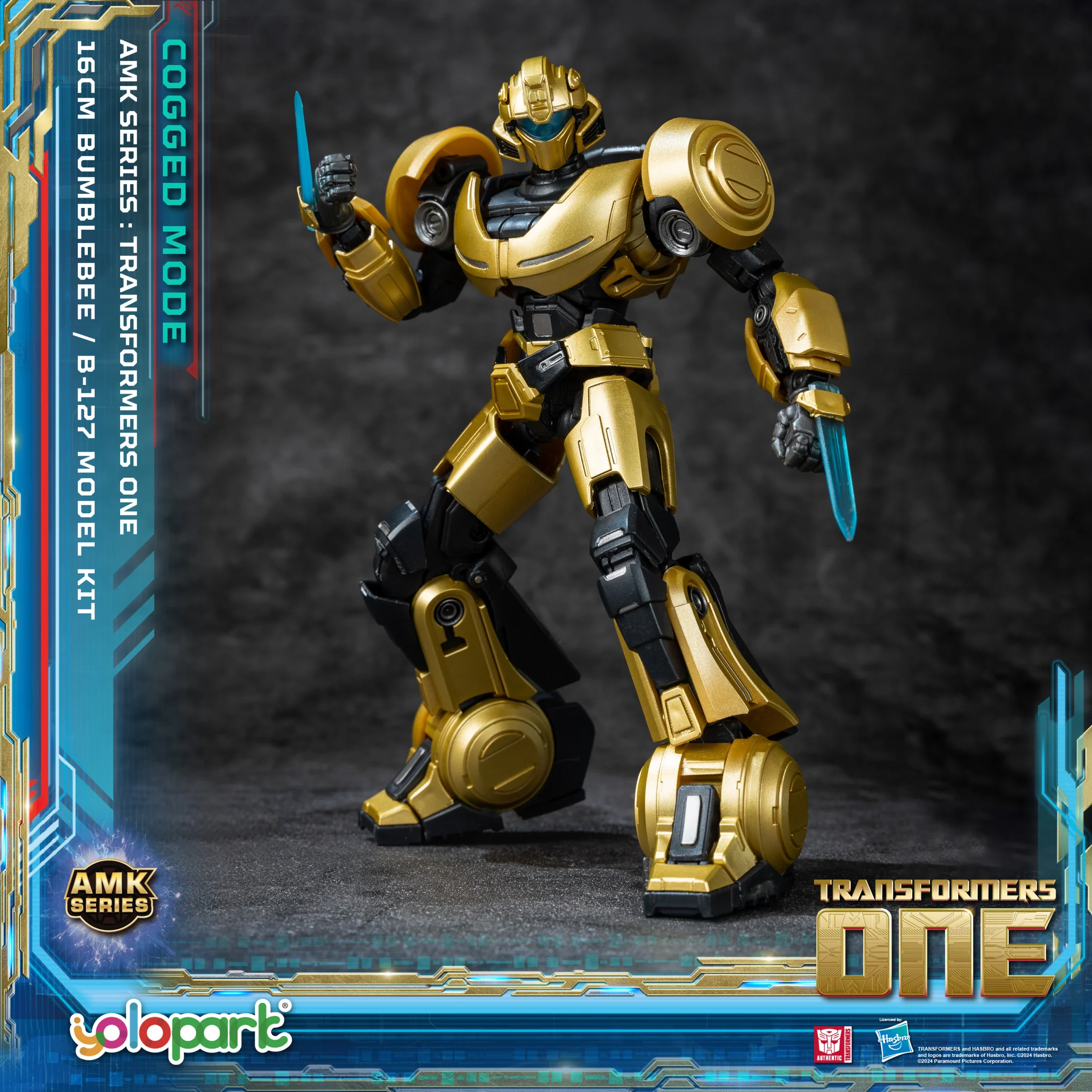 Action Figures Yolopark Transformers one AMK Series (Cogged Mode) B-127 Model Kit