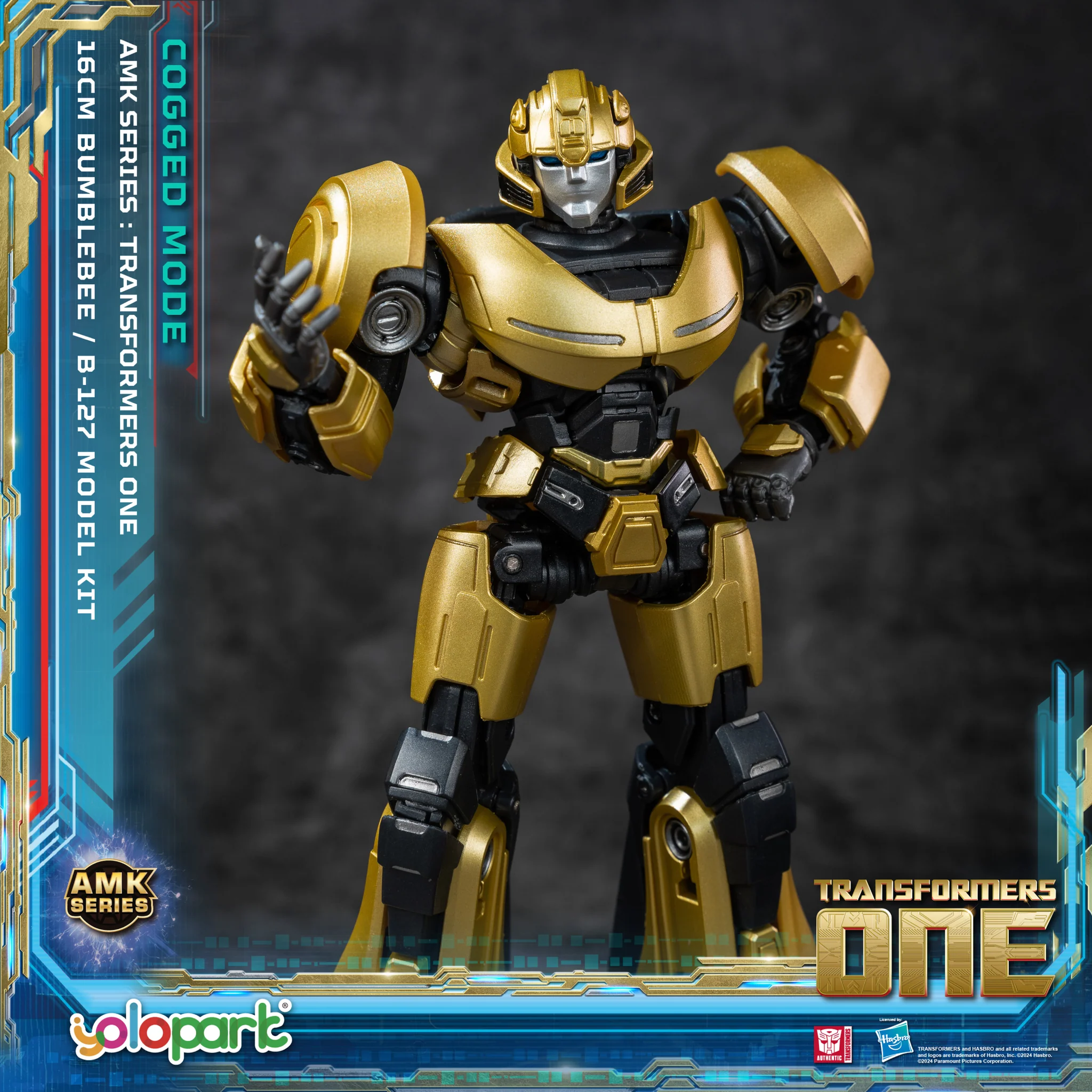 Action Figures Yolopark Transformers one AMK Series (Cogged Mode) B-127 Model Kit