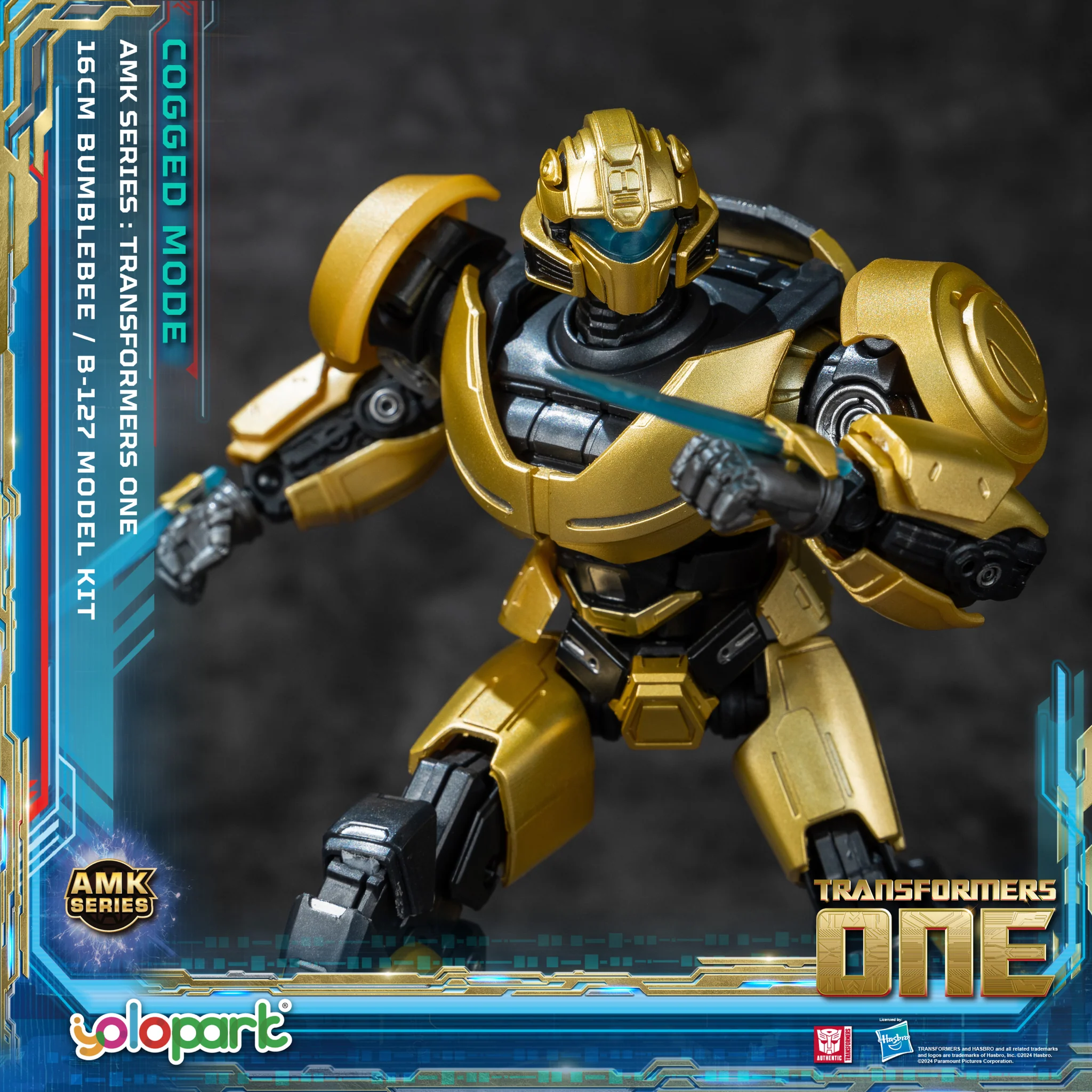 Action Figures Yolopark Transformers one AMK Series (Cogged Mode) B-127 Model Kit