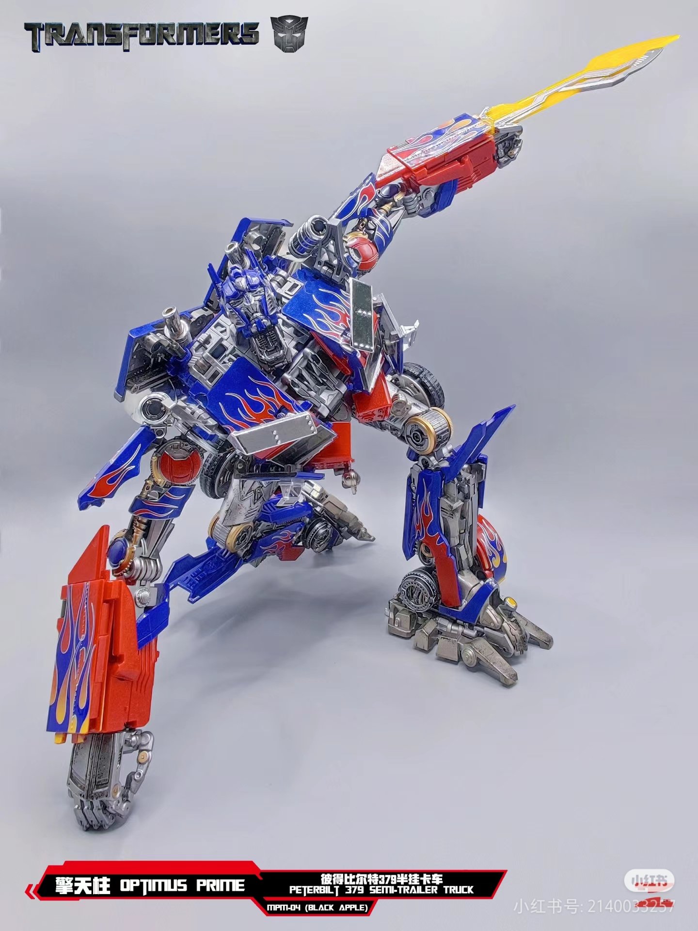 Transformers toys WeiJiang MPM04 Black Apple Optimus Prime Oversized-3