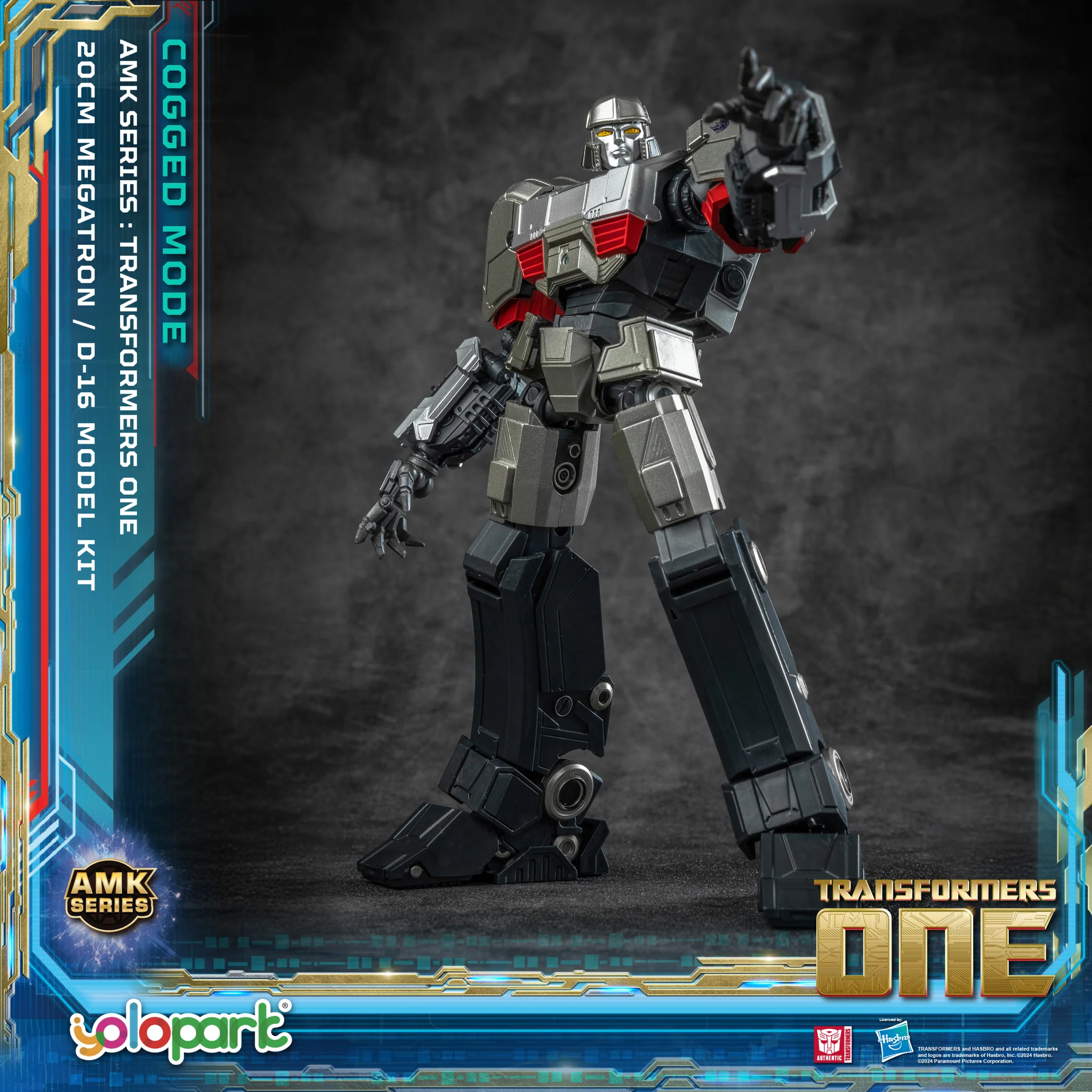 Action Figures Yolopark Transformers one AMK Series (Cogged Mode) D-16 Model Kit