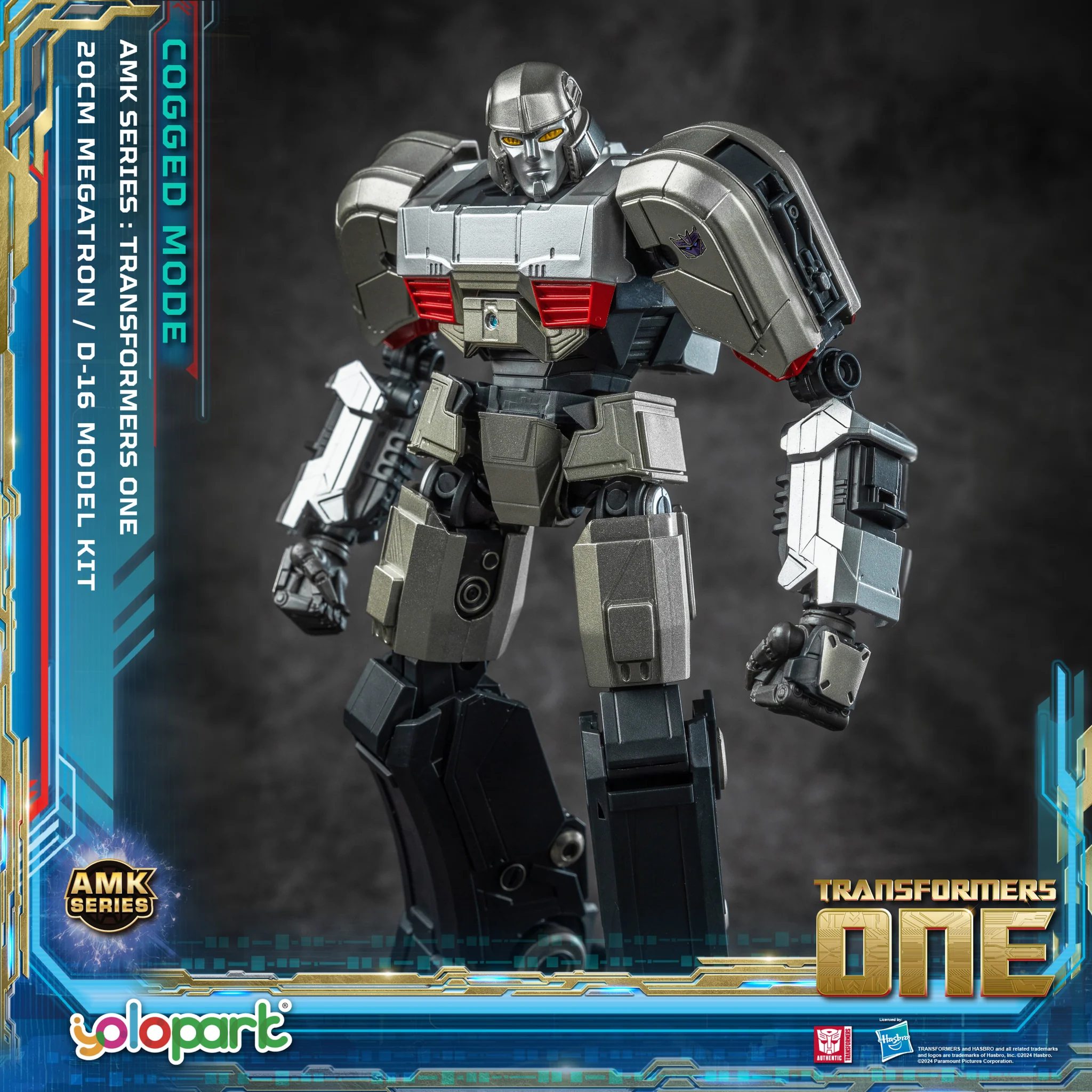 Action Figures Yolopark Transformers one AMK Series (Cogged Mode) D-16 Model Kit