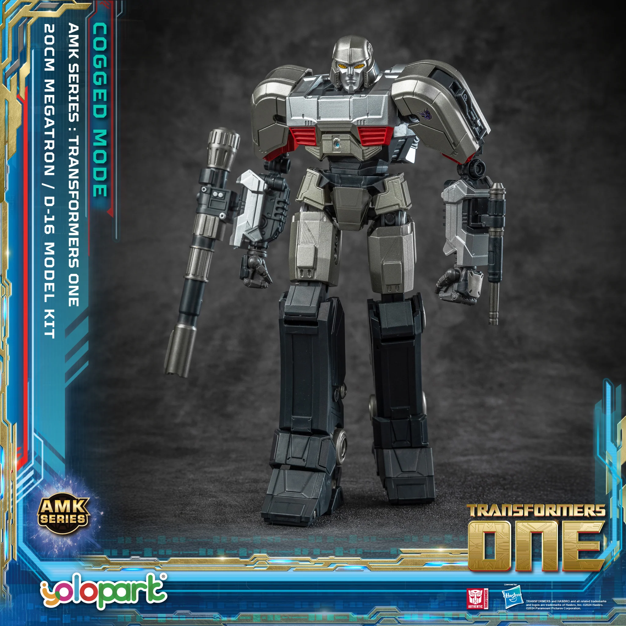 Action Figures Yolopark Transformers one AMK Series (Cogged Mode) D-16 Model Kit
