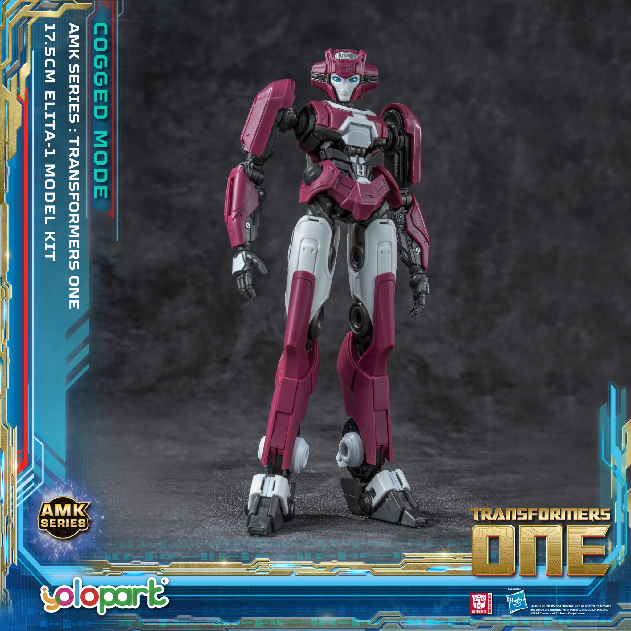 Action Figures Yolopark Transformers one AMK Series (Cogged Mode) ELITA-1 Model Kit