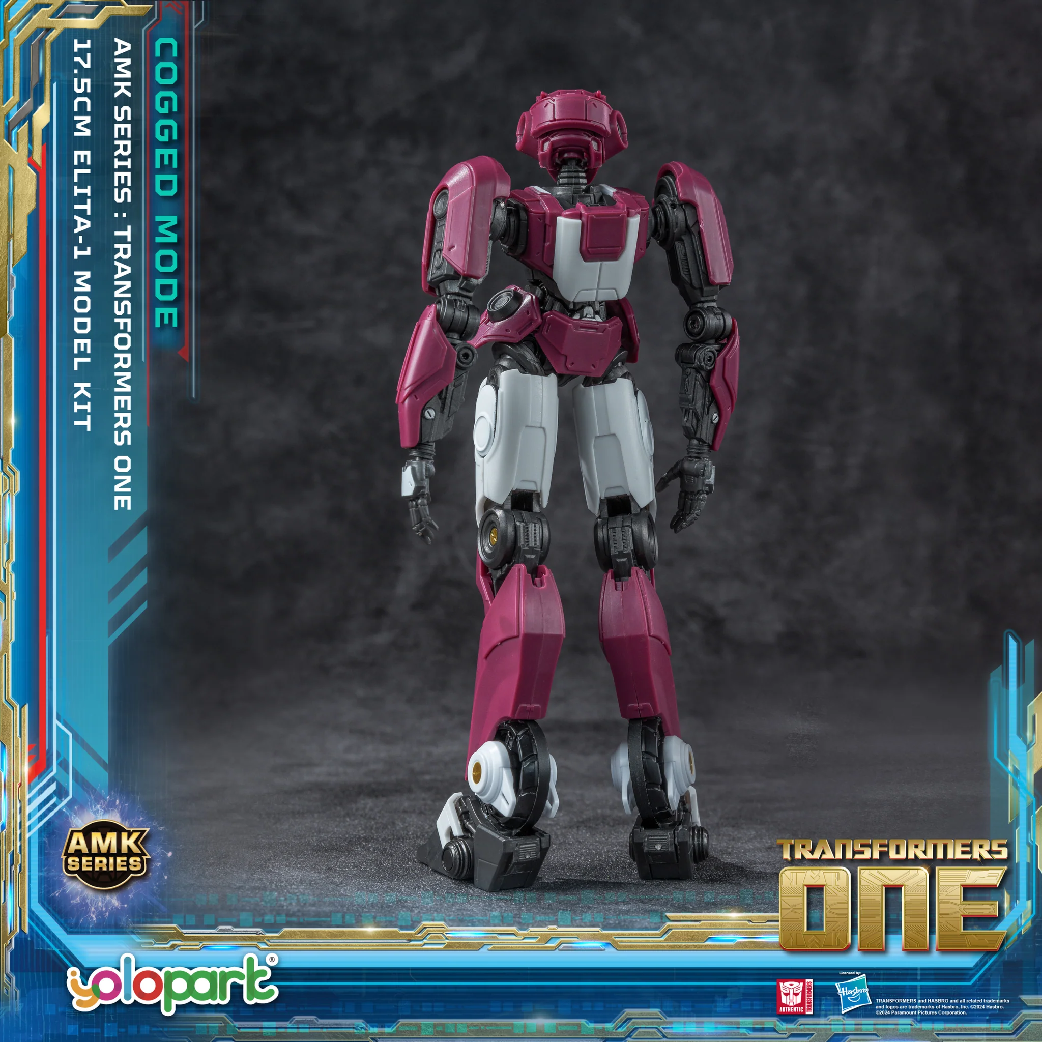 Action Figures Yolopark Transformers one AMK Series (Cogged Mode) ELITA-1 Model Kit