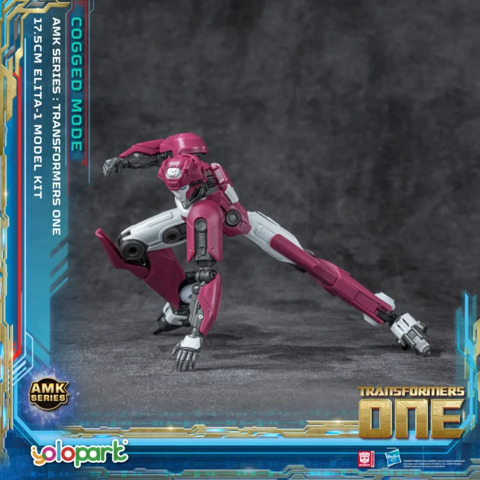 Action Figures Yolopark Transformers one AMK Series (Cogged Mode) ELITA-1 Model Kit