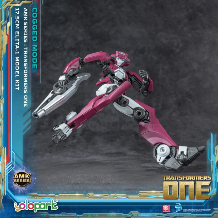Action Figures Yolopark Transformers one AMK Series (Cogged Mode) ELITA-1 Model Kit