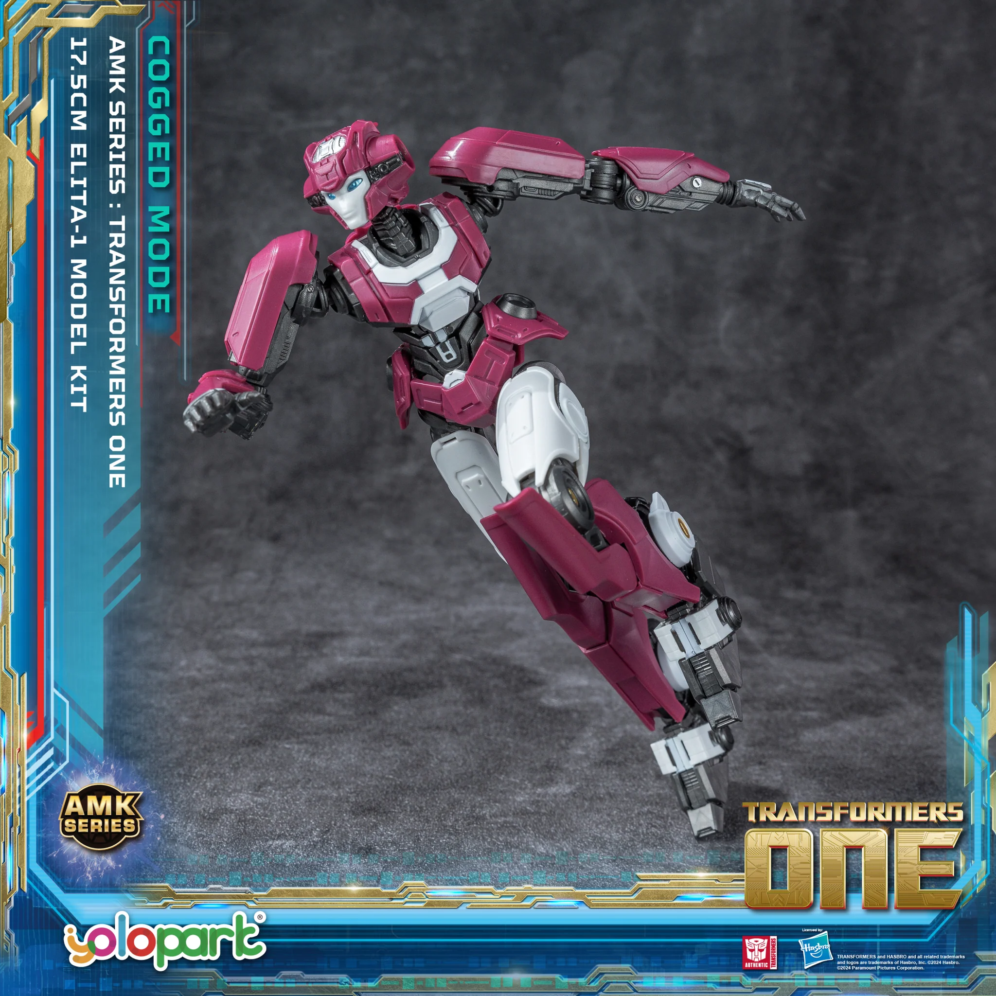 Action Figures Yolopark Transformers one AMK Series (Cogged Mode) ELITA-1 Model Kit