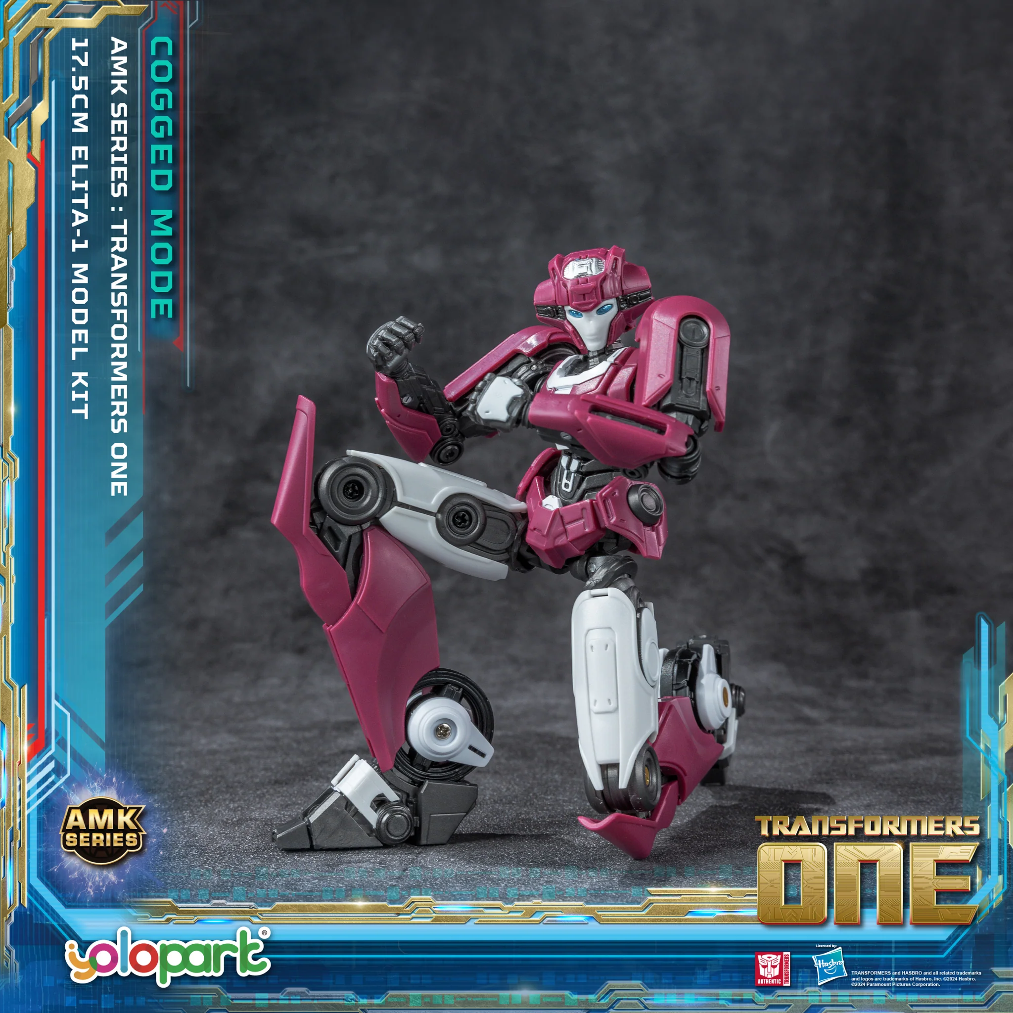 Action Figures Yolopark Transformers one AMK Series (Cogged Mode) ELITA-1 Model Kit
