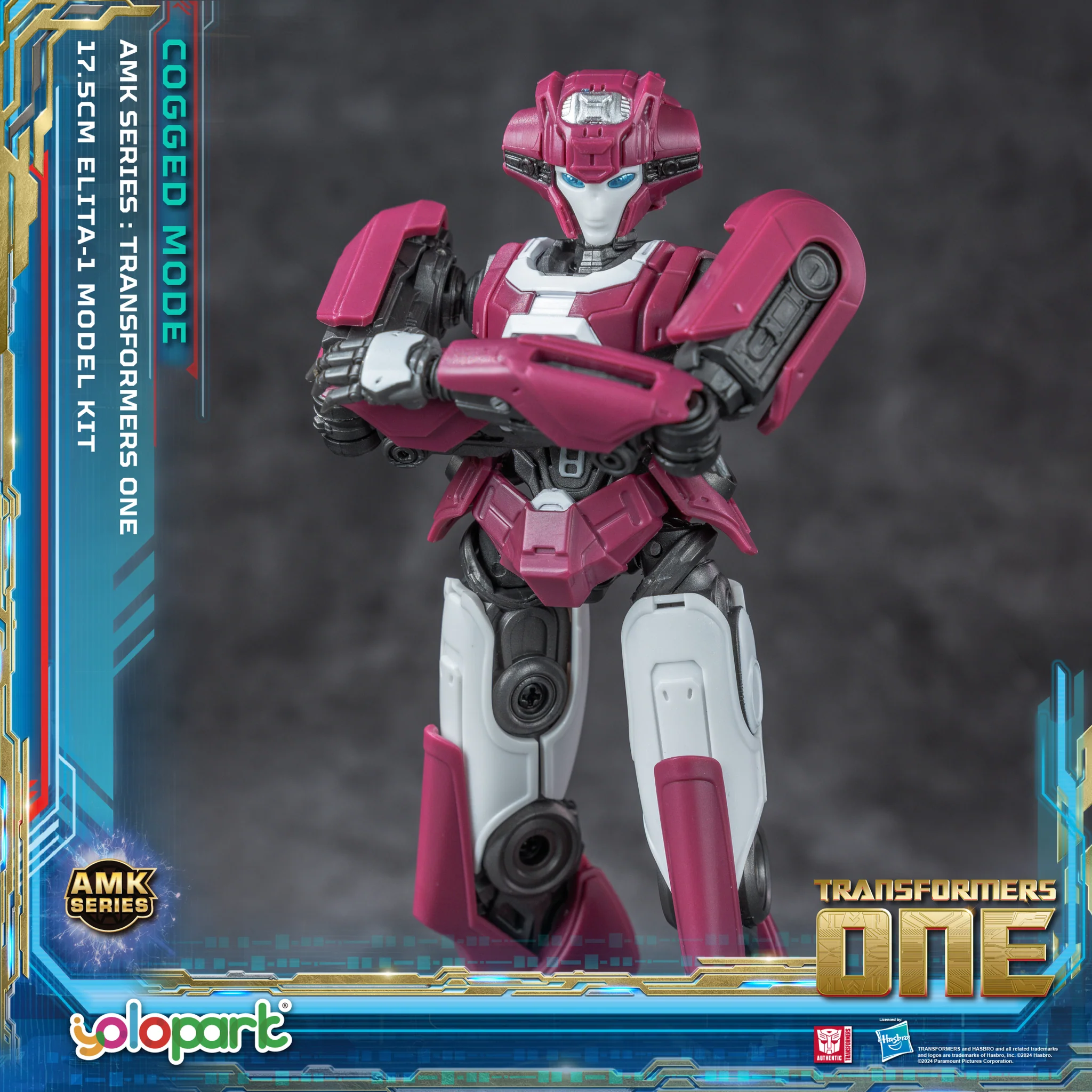 Action Figures Yolopark Transformers one AMK Series (Cogged Mode) ELITA-1 Model Kit