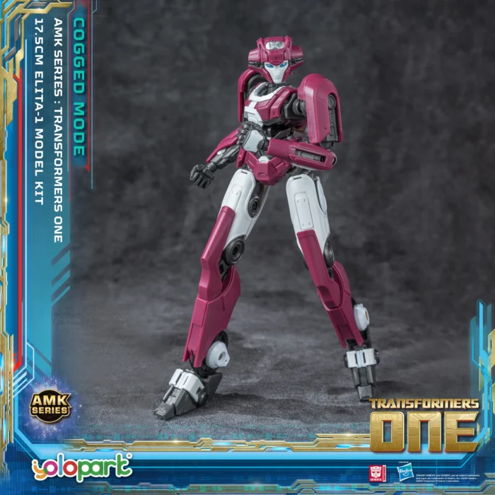 Action Figures Yolopark Transformers one AMK Series (Cogged Mode) ELITA-1 Model Kit