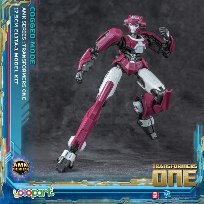 Action Figures Yolopark Transformers one AMK Series (Cogged Mode) ELITA-1 Model Kit