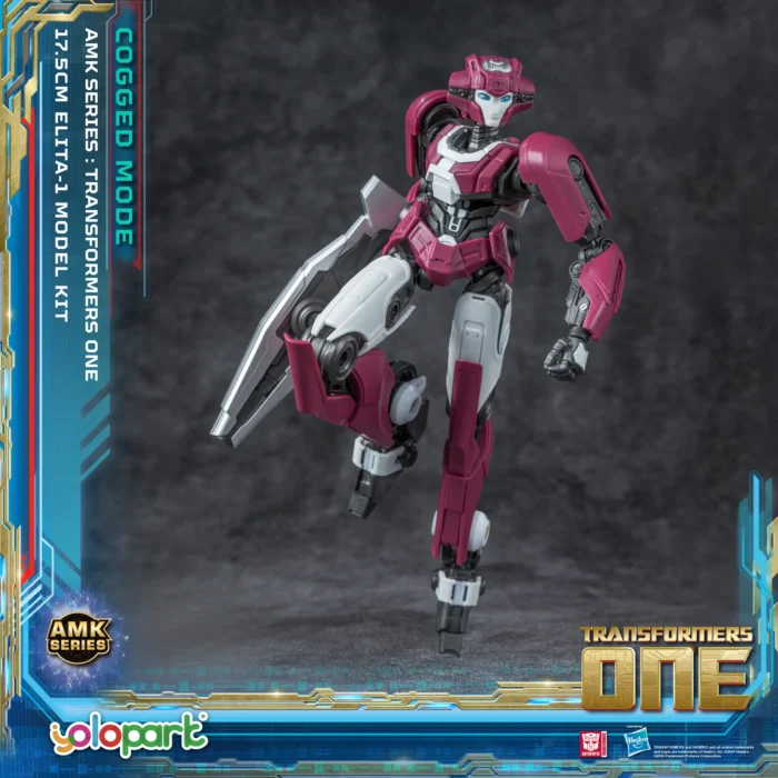 Action Figures Yolopark Transformers one AMK Series (Cogged Mode) ELITA-1 Model Kit