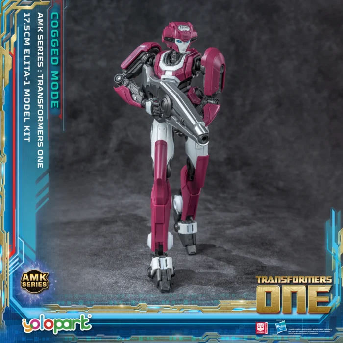 Action Figures Yolopark Transformers one AMK Series (Cogged Mode) ELITA-1 Model Kit