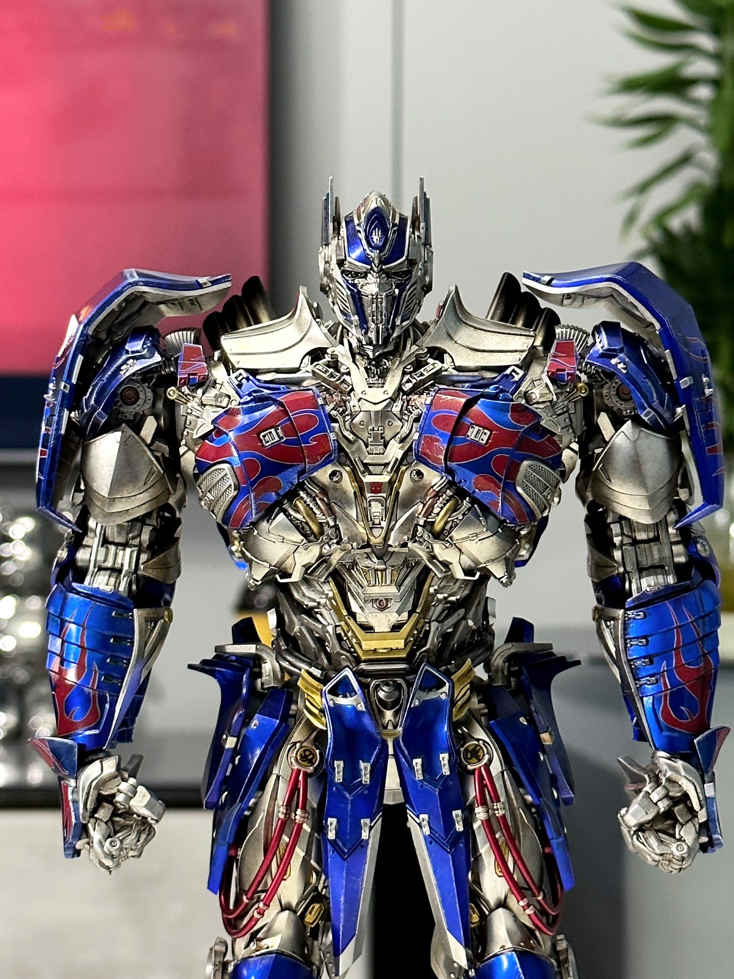 Action Figures Threezero The Last Knight DLX Optimus Prime