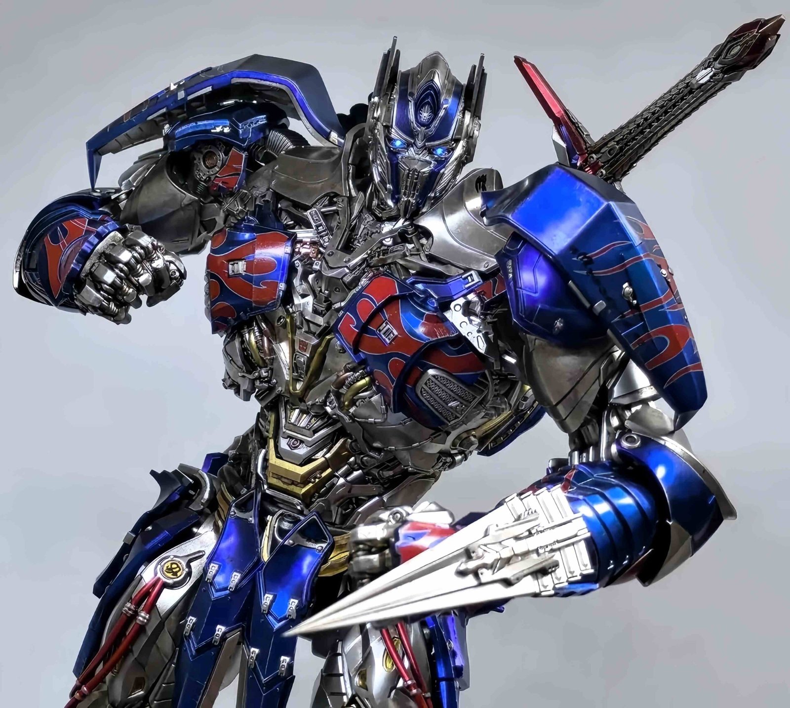 Action Figures Threezero The Last Knight DLX Optimus Prime