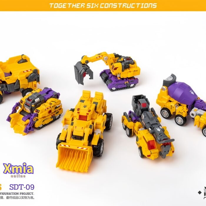 Transformers toys Master Made SDT-09 Devastator Yellow Version Full Set of 6