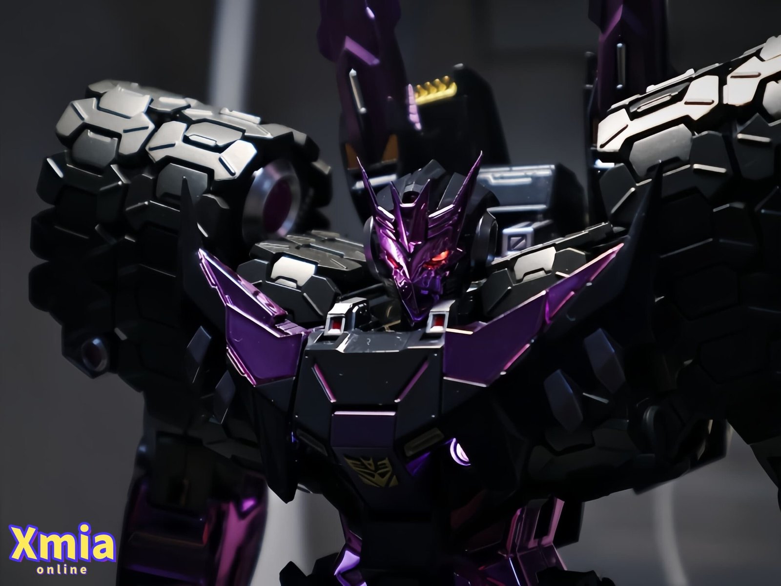 Action Figures Transformers 4th Party Metal Club MuscleBear QS02 DJD Tarn Electroplated Version