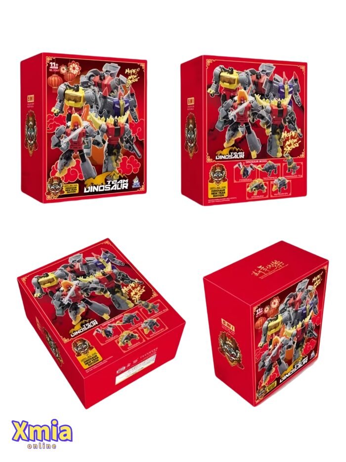 Transformers toys MechFansToys MF-5IN1 Dinobots Set of 5 Dragon Year Version