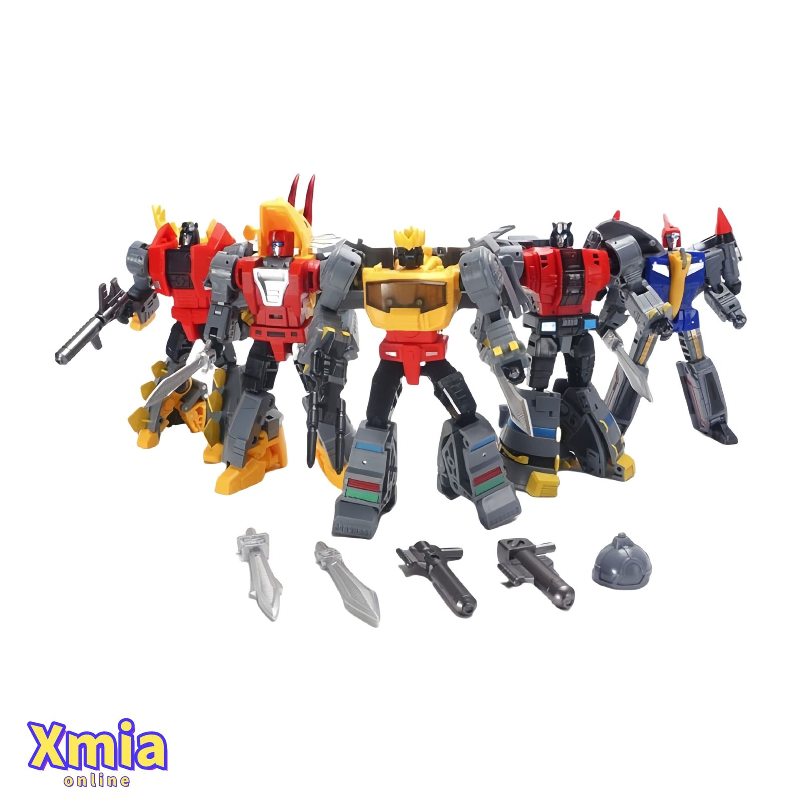 Transformers toys MechFansToys MF-5IN1 Dinobots Set of 5 Dragon Year Version