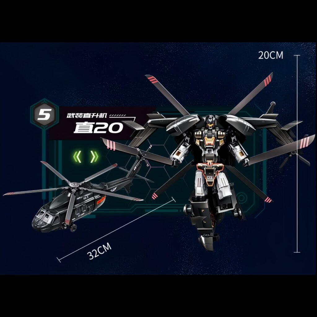 Transformers toys WESIPI Z-20 armed helicopter - Xmiaonline