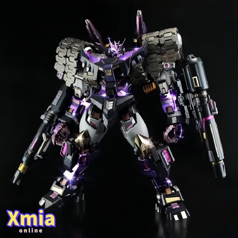 Action Figures Transformers 4th Party Metal Club MuscleBear QS02 DJD Tarn Electroplated Version