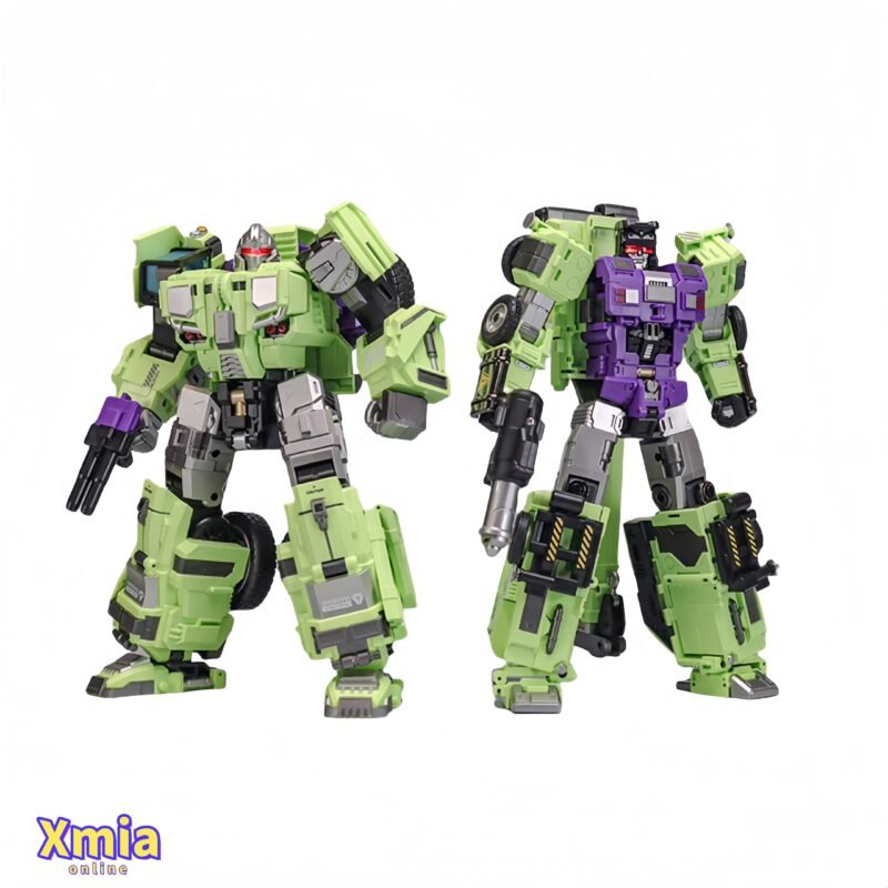 Transformers toys Mecha Invasion GLA03 & GLA04 Giant Legion Heavy Builder Haul & Hook Set of 2