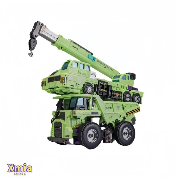 Transformers toys Mecha Invasion GLA03 & GLA04 Giant Legion Heavy Builder Haul & Hook Set of 2