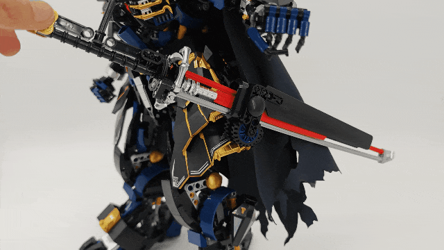 Action Figure TOP TOY & MoShow TC2409 Takeda Shingen Dark Night Edition w/ Lights