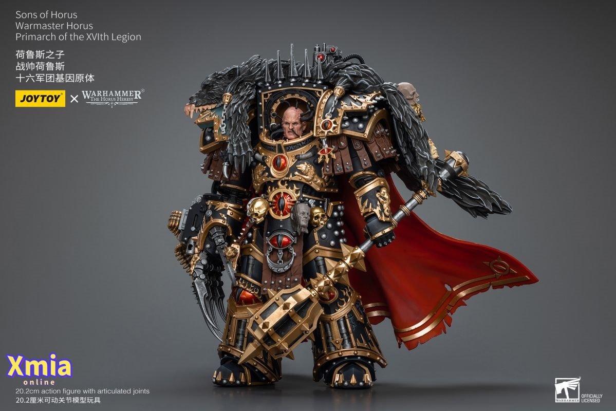 Action Figures JoyToy Source 1/18 Warhammer The Horus Heresy Sons of Horus Warmaster Horus Primarch of the XVlth Legion