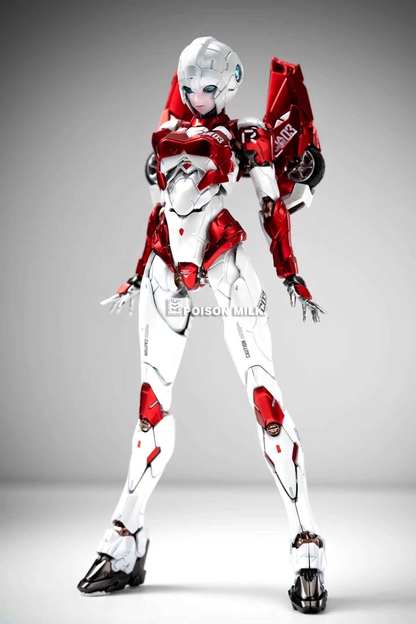 Action Figure Sen-Ti-Nel Arcee Red&white color version