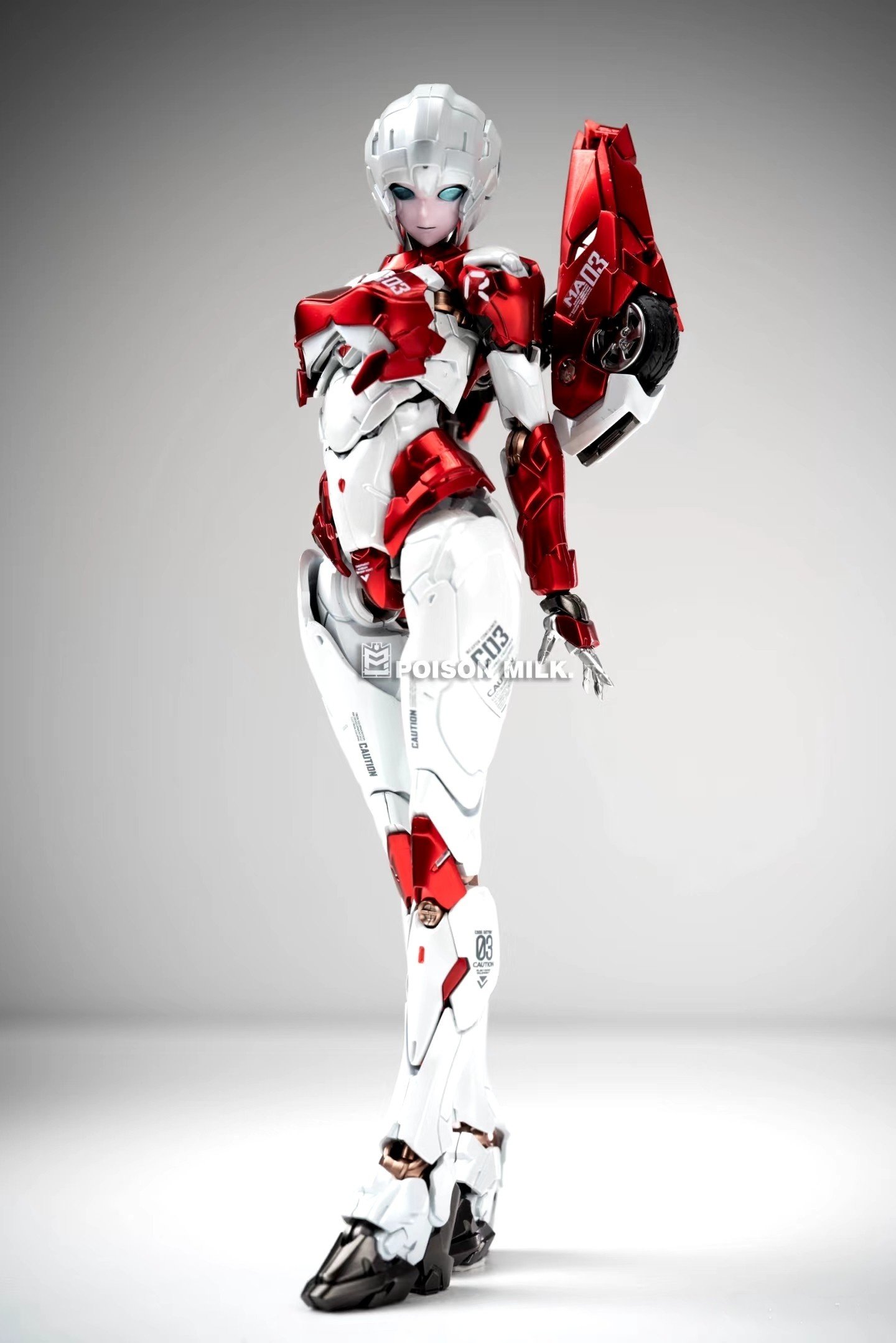 Action Figure Sen-Ti-Nel Arcee Red&white color version
