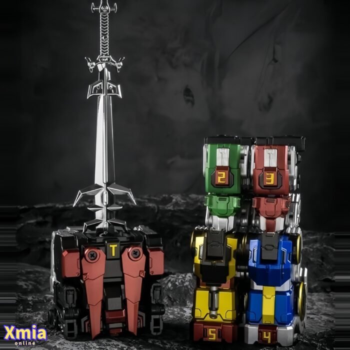 Transformers toys Lucky Cat Micro Cosmos CM-01 Elvis Voltron Set of 5