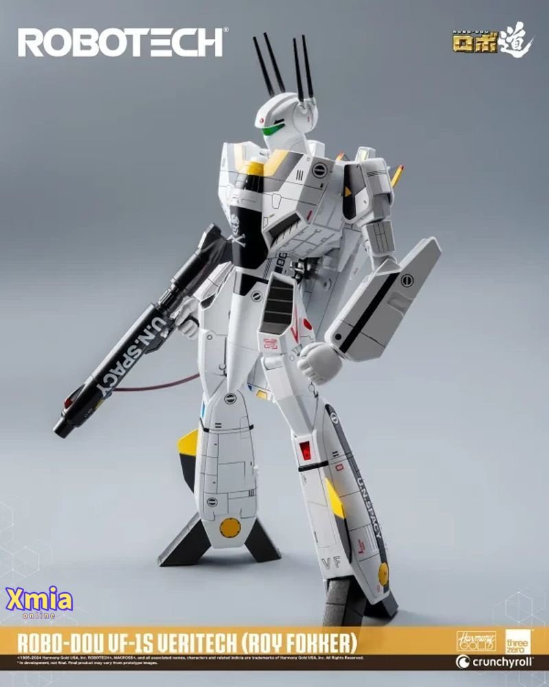 Action Figure Threezero Robotech RoBo-Dou VF‐1S Veritech Roy Focker
