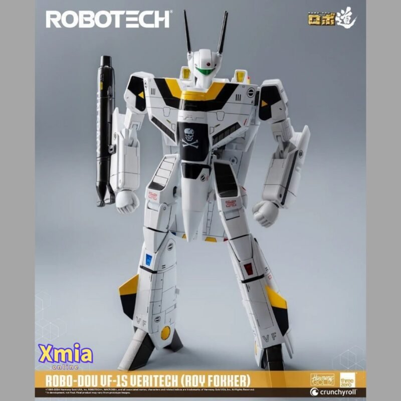 Action Figure Threezero Robotech RoBo-Dou VF‐1S Veritech Roy Focker