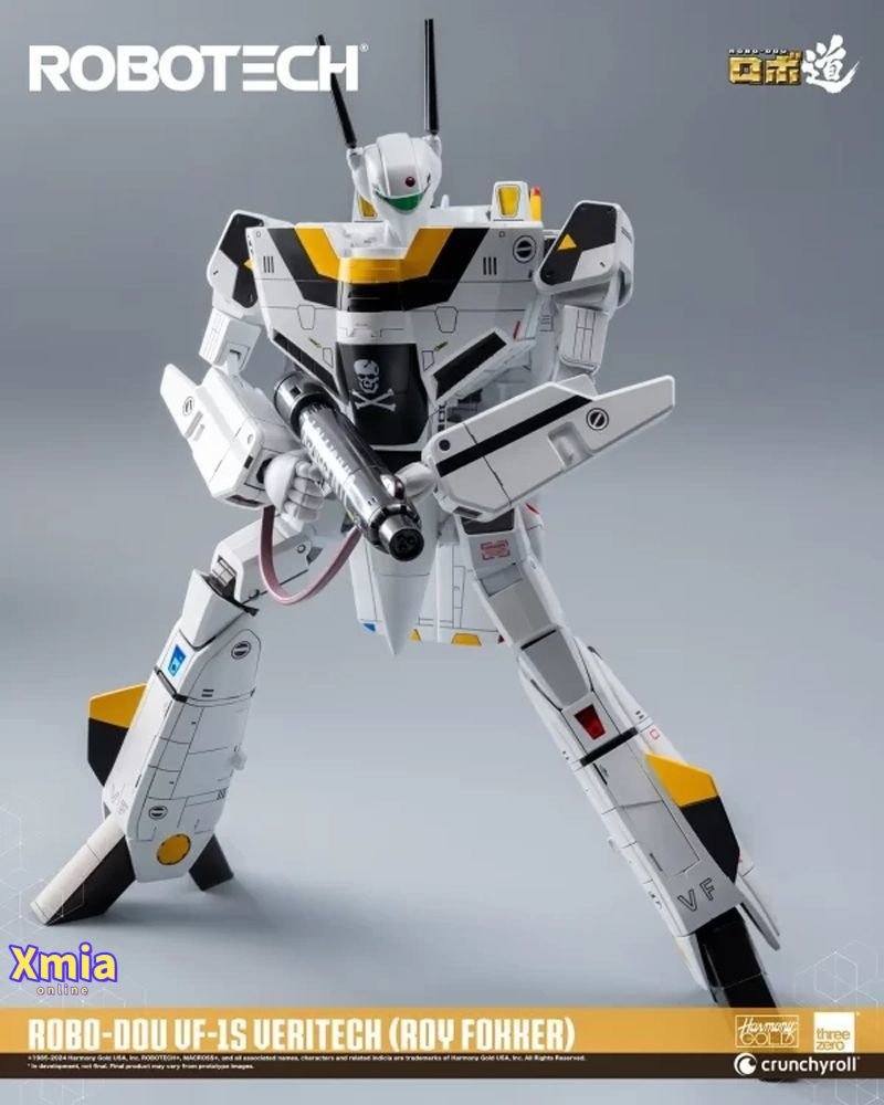 Action Figure Threezero Robotech RoBo-Dou VF‐1S Veritech Roy Focker